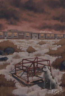 The Creosote Spider by Ross McCoubrey Back Cover - Commission